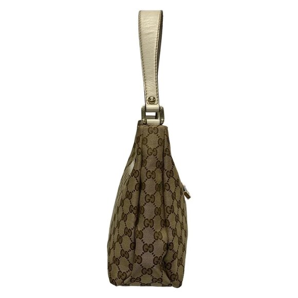 GUCCI GG Pattern, Shelly (Web) Beige White Multi Jacquard Leather 566-071825 - Picture 4 of 14
